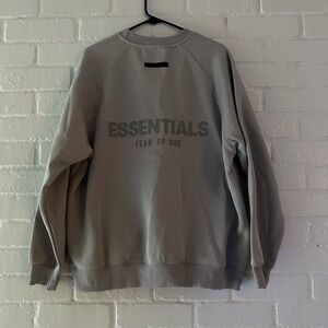 Essentials Crewneck Sweater in Gray